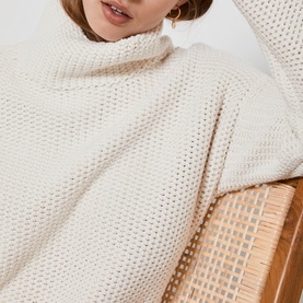 Chunky Roll Neck Jumper