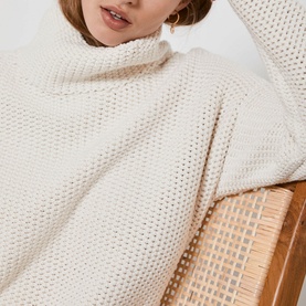 Chunky Roll Neck Jumper