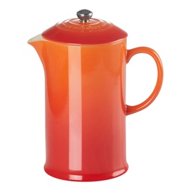 Stoneware Cafetiere With Metal Press 1L