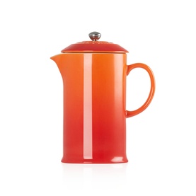 Stoneware Cafetiere With Metal Press 1L