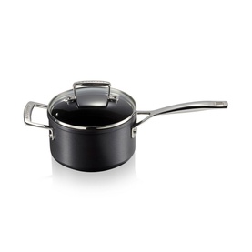 Toughened Non-Stick Saucepan With Glass Lid 16cm