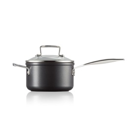 Toughened Non-Stick Saucepan With Glass Lid 16cm