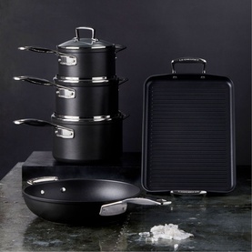 Toughened Non-Stick Saucepan With Glass Lid 16cm
