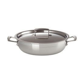3-Ply Stainless Steel Shallow Casserole 30cm