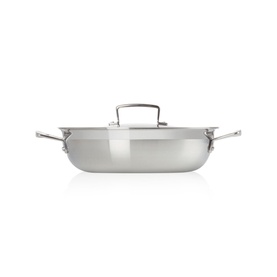 3-Ply Stainless Steel Shallow Casserole 30cm