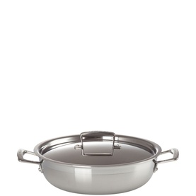 3-Ply Stainless Steel Shallow Casserole 30cm
