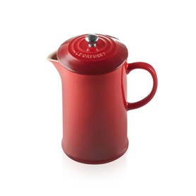Stoneware Cafetiere With Metal Press 1L