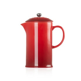 Stoneware Cafetiere With Metal Press 1L
