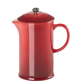 Stoneware Cafetiere With Metal Press 1L