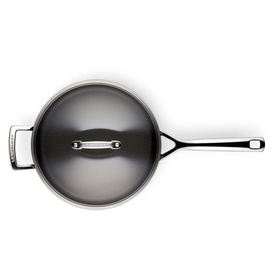 Toughened Non-Stick Saut&eacute; Pan With Glass Lid 26cm
