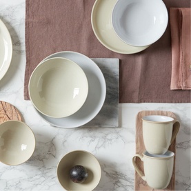 Linen Coffee Beaker-Mug