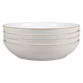 Natural Canvas Set of Four Pasta Bowls