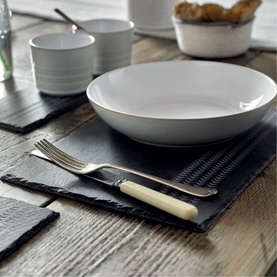 Natural Canvas Set of Four Pasta Bowls