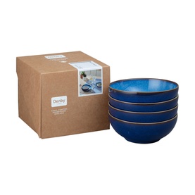 Blue Haze Set of Four Coupe Cereal Bowls