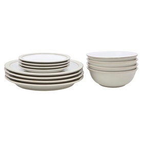 Linen 12-Piece Tableware Set