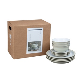 Linen 12-Piece Tableware Set