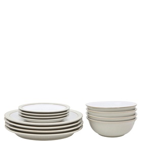 Linen 12-Piece Tableware Set