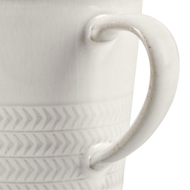 Natural Canvas Textured Large Mug