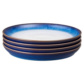 Blue Haze Set of Four Coupe Dinner Plates
