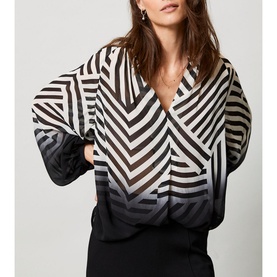 Demi Ombre Print Blouse