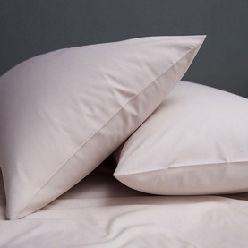 200 Thread Count Cotton Percale Standard Pillowcase Pair Pink