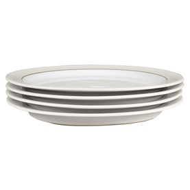 Natural Canvas Set of Four Dinner Plates