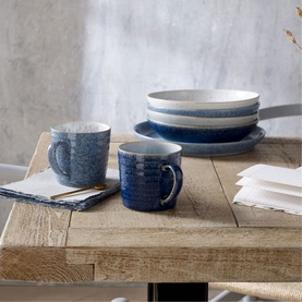 Studio Blue Chalk Pasta Bowl