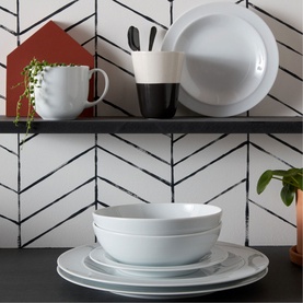 White Salad Plate