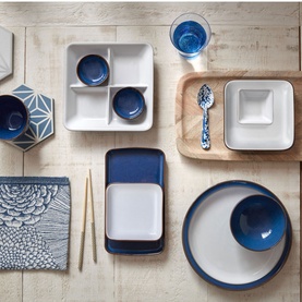 Imperial Blue Small Square Plate