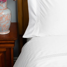 Diamantine Sheet Set White