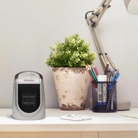 Desk Friend Ceramic Fan Heater with USB Charging Port