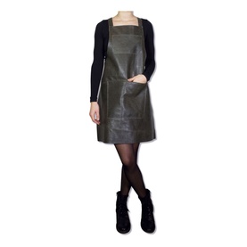 Leather Apron Grey