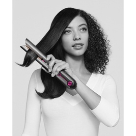 Corrale Hair Straightener Black Nickel and Fuchsia
