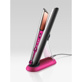 Corrale Hair Straightener Black Nickel and Fuchsia