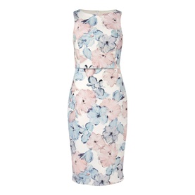 Ella Floral Scuba Dress