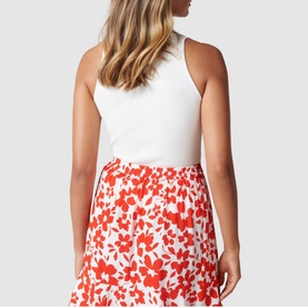 Elise Racer Polo Knit Top