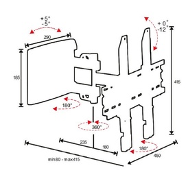 Easythree 400 tv Mounting Bracket