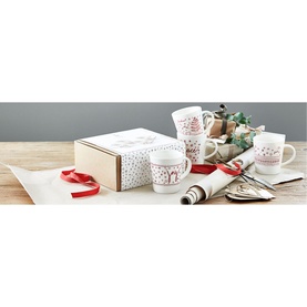Ellen Degeneres Holiday Mugs Set of Four