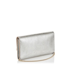 Emmie Glitter Leather Clutch