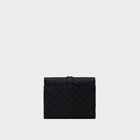 Monogram Matelass&eacute; Leather Compact Tri-Fold Wallet