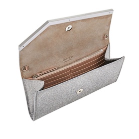 Emmie Fine Glitter Leather Clutch
