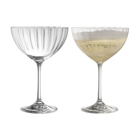 Erne Set of Two Champagne Saucers