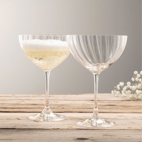 Erne Set of Two Champagne Saucers