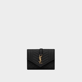 Monogram Matelass&eacute; Leather Flap Wallet