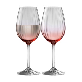 Erne Set of Two Wine Glasses in Blush