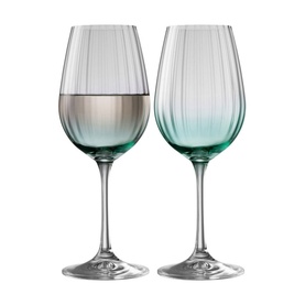 Erne Wine Set of Two in Aqua