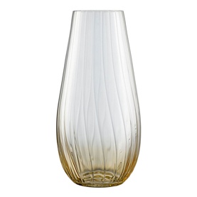 Erne Vase 12" Amber