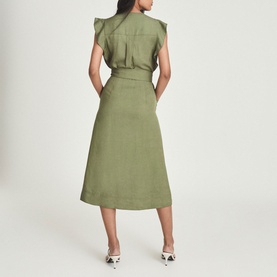 Emma Linen Blend Midi Dress