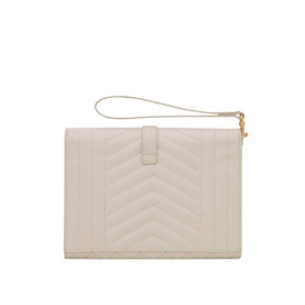Monogram Matelass&eacute; Leather Clutch