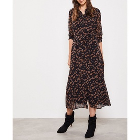 Erin Animal Midi Shirt Dress
